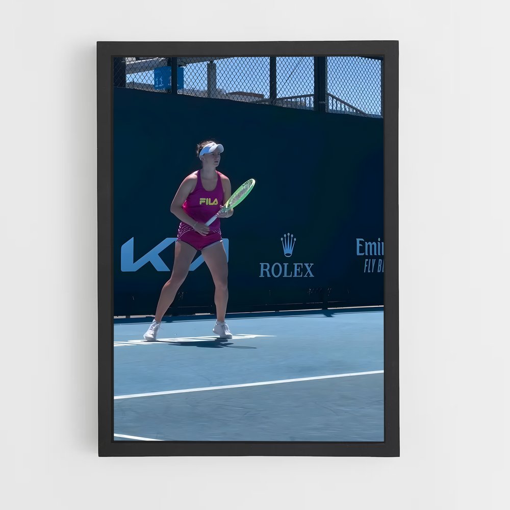 Poster Barbora krejcikova – affiche Tennis (vue 2)